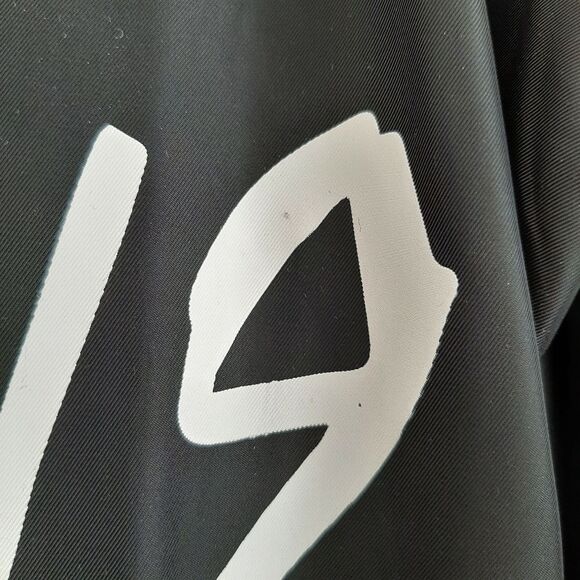 The Weeknd 2017 Tour XO Heart Logo Coach Windbreaker Jacket Shell B&W Sz S - Picture 14 of 16